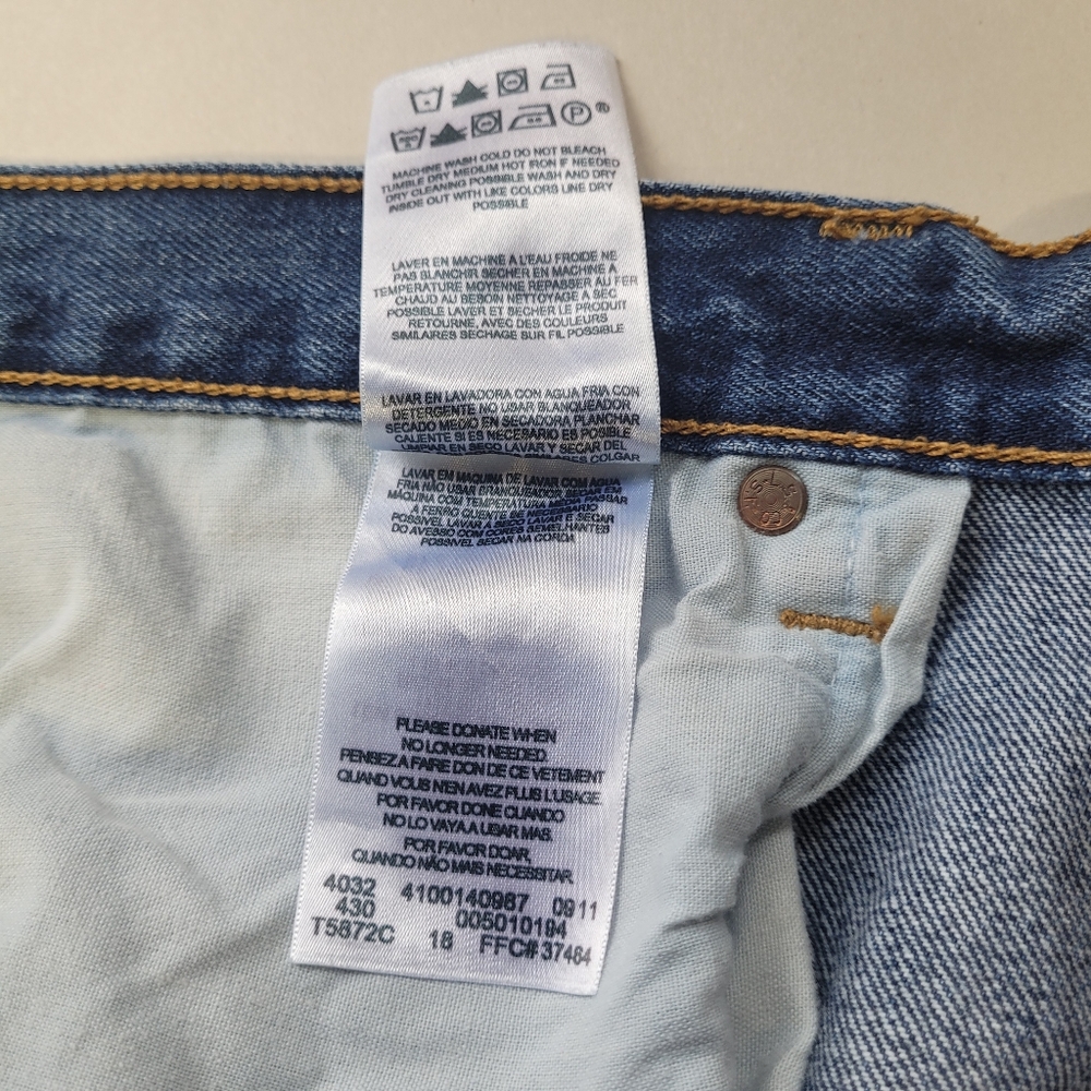 Vintage Levis 501 Denim Jeans Button Fly 38x32 Made In Mexico - Picture 6 of 13